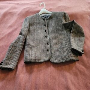 Women's Gray Tweed Jacket
